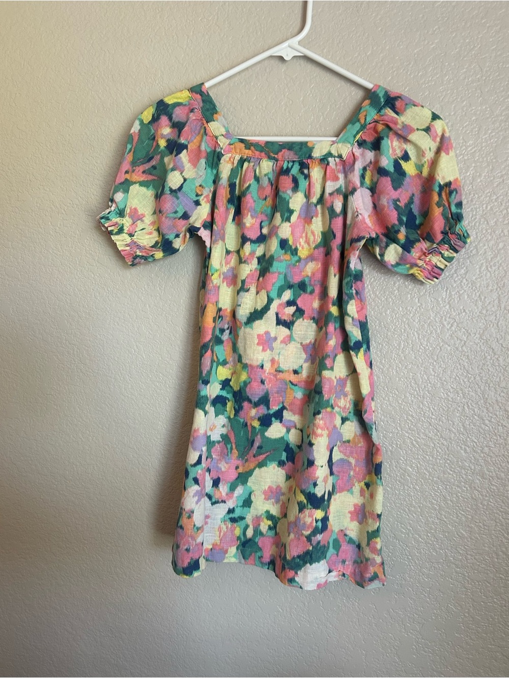 Girls Floral Cotton Dress